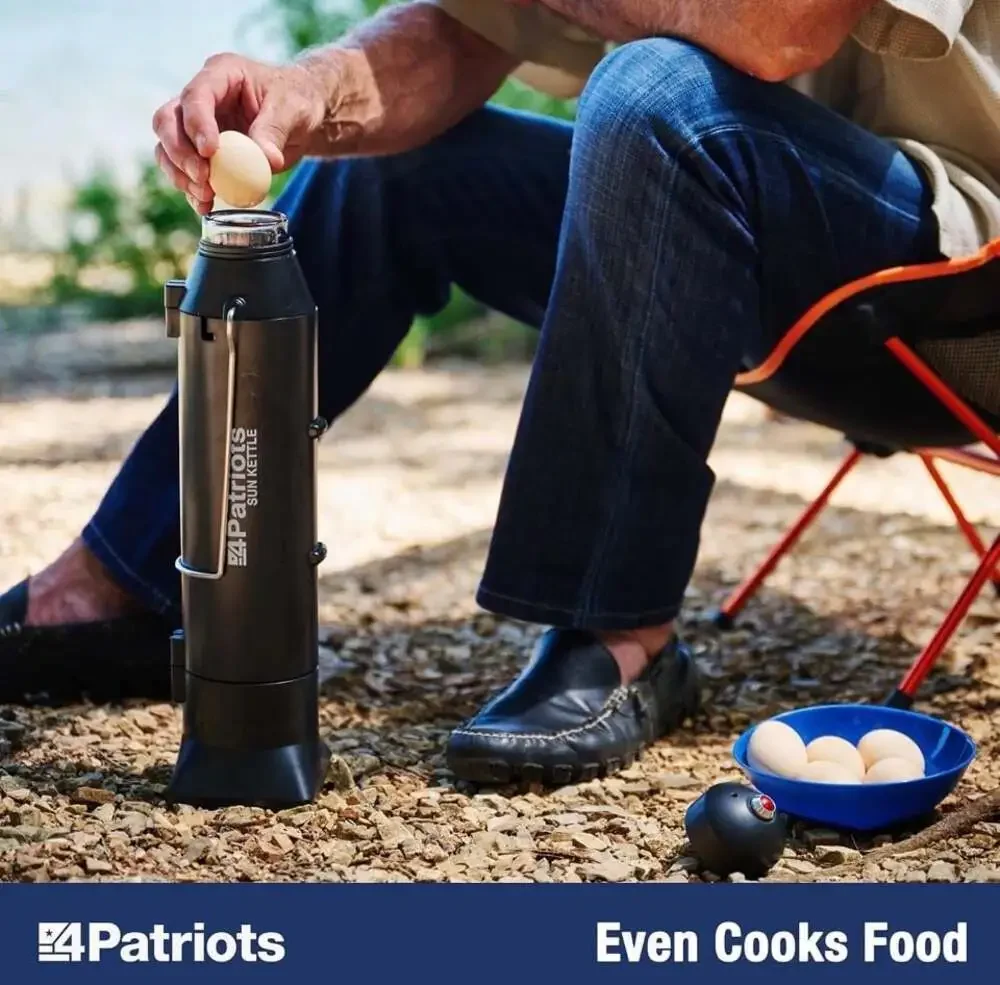 4Patriots Sun Kettle Solar Powered Water Heater and Cooker